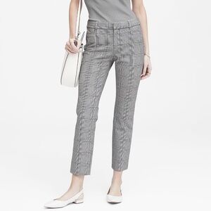 Banana Republic Sloan Skinny-Fit Plaid Pant